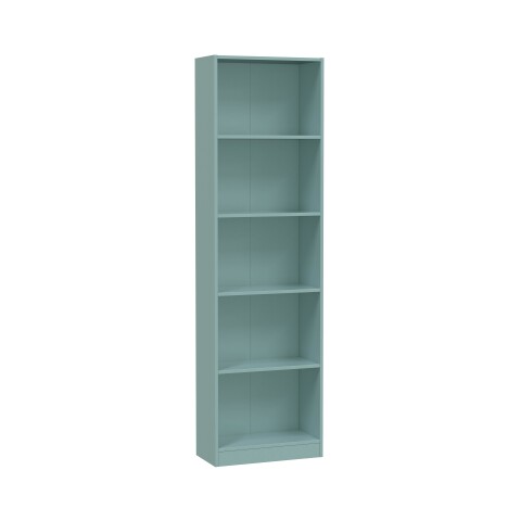 Bücherregal >i-JOY< in Aqua-Grün - 52x180x25 (BxHxT)