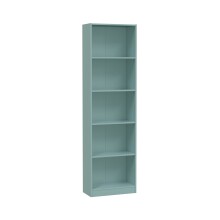 Bücherregal >i-JOY< in Aqua-Grün - 52x180x25 (BxHxT)