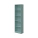 Bücherregal >i-JOY< in Aqua-Grün - 52x180x25 (BxHxT)