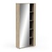 Schuhschrank >EBONY< in Eiche royal - 82,8x178,4x23,9cm (BxHxT)