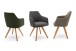 Polsterstuhl >REDDING< in anthrazit - 57x85x62 (BxHxT)