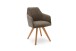 Polsterstuhl >REDDING< in cappuccino - 57x85x62 (BxHxT)