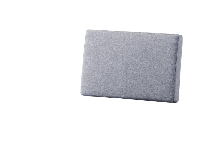 Auflagekissen >Lugo< in Hellgrau, Polypropylen - 53x8x34cm (BxHxT)