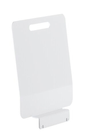 Rückenlehne >Lugo< in weiss, Aluminium - 44x45x8cm (BxHxT)