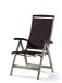 Klappstuhl >Royal< in Mocca, Kunstfasergewebe - 75x112x63cm (BxHxT)