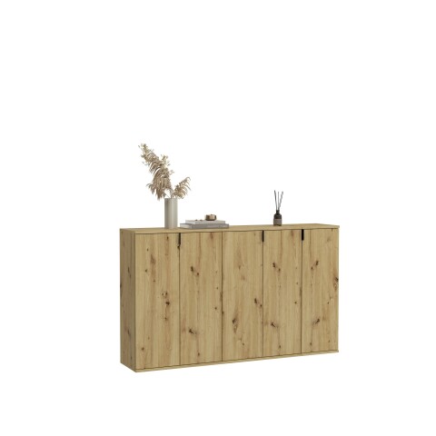 Garderoben-Set >Projekt X< in Artisan Eiche - 152x99x34cm (BxHxT)