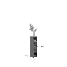 Garderoben-Set >Projekt X< in Artisan Eiche - 91x99x34cm (BxHxT)
