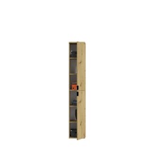 Hochschrank >Projekt X< in Artisan Eiche - 30x193x34cm (BxHxT)