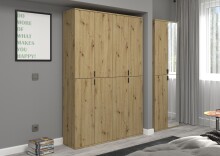 Hochschrank >Projekt X< in Artisan Eiche - 30x193x34cm (BxHxT)