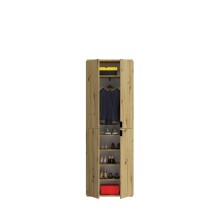 Hochschrank >Projekt X< in Artisan Eiche - 61x193x34cm (BxHxT)