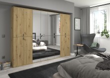 Hochschrank >Projekt X< in Artisan Eiche - 61x193x34cm (BxHxT)