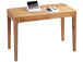 Schreibtisch >Timo< in Wildeiche aus Massivholz - 110x76x55cm (BxHxT)