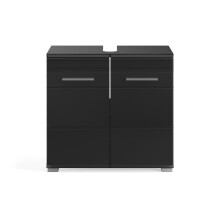 Waschbeckenunterschrank >Linus< in Schwarz...
