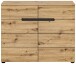 Kommode >Canu< in Basalt Grau / Artisan - 100x81x40cm (BxHxT)