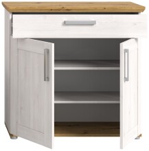 Schuhschrank >Verona< in Sibiu Lärche - 95x92x39 (BxHxT)