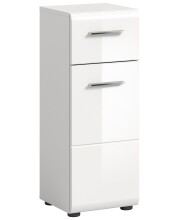 Hochschrank >Ice< in Weiß Hochglanz -...