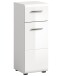 Hochschrank >Ice< in Weiß Hochglanz - 30x80x30cm (BxHxT)