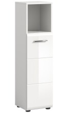 Hochschrank >Ice< in Weiß Hochglanz -...