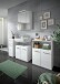 Hochschrank >Ice< in Weiß Hochglanz - 60x80x30cm (BxHxT)