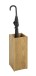 Schirmständer >54349< in eiche, Massivholz - 20x45x20cm (BxHxT)