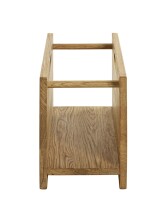 Zeitungsständer >54350< in eiche, Massivholz - 40x30x21cm (BxHxT)
