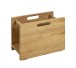 Zeitungsständer >54350< in eiche, Massivholz - 40x30x21cm (BxHxT)