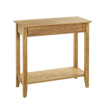 Konsole >54354< in eiche, Massivholz - 75x75x35cm...
