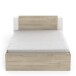 Stauraumbett >LIFE< in Kronberg Eiche - 227x87,7x144,7cm (BxHxT)