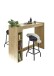 Bartisch >Seattle< in Eiche Artisan - 140x110x50 (BxHxT)