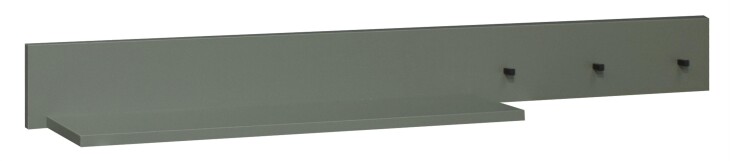 Wandboard >Ole< in pine green matt  - 136x14x20cm (BxHxT)