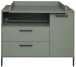 Wickelkommode >Ole< in pine green matt  - 119x91x45cm (BxHxT)