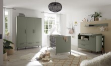 Babyzimmer-Komplettset >Ole< (6-teilig) in pine...