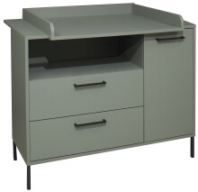 Babyzimmer-Komplettset >Ole< (6-teilig) in pine green matt