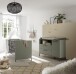 Babyzimmer-Komplettset >Ole< (3-teilig) in pine green matt