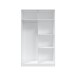 Schwebetürenschrank >TOP< in Artik-Weiß/Velho-Weiß - 120x200x50 (BxHxT)