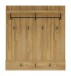 Garderobenpaneel >CORTINA< in Grandson Eiche Dekor - 92,8x101x32,5 (BxHxT)