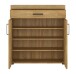 Schuhschrank >CORTINA< in Grandson Eiche Dekor - 92,8x100,2x38 (BxHxT)