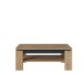 Couchtisch >CORTE< in Coast Evoke Eiche Dekor/Kosmos Grau - 110x43x67cm (BxHxT)