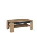 Couchtisch >CORTE< in Coast Evoke Eiche Dekor/Kosmos Grau - 110x43x67cm (BxHxT)