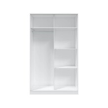 Jugendzimmer-Set >ELLIOT< in Artik-Weiß/Velho-Weiß - 199x65x96 (BxHxT)