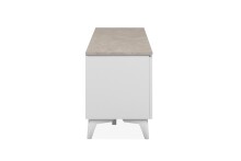Wohnzimmer-Set >Bertrix< in Sandstein / weiß - 177x51,5x40cm (BxHxT)