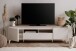 Wohnzimmer-Set >Bertrix< in Sandstein / weiß - 177x51,5x40cm (BxHxT)