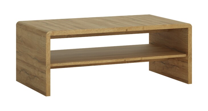 Couchtisch >CORTINA< in Grandson Eiche Dekor - 100x40x59 (BxHxT)