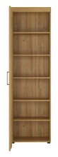 Stauraumschrank >CORTINA< in Grandson Eiche Dekor - 58x195x37,4 (BxHxT)