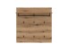 Garderobenpaneel >DELAMAR< in Coast Evoke Eiche Dekor - 88,2x86,5x28 (BxHxT)