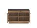 Schuhbank >DELAMAR< in Coast Evoke Eiche Dekor - 88,2x57,5x39,6 (BxHxT)