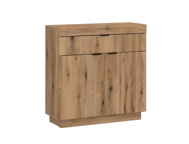 Schuhschrank >DELAMAR< in Coast Evoke Eiche Dekor - 88,2x92,5x39,6 (BxHxT)