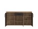 Sideboard >GRANO< in Viking Eiche Dekor/KOSMOS GRAU - 156,8x86x40,9 (BxHxT)
