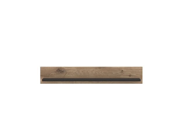 Wandboard >GRANO< in Viking Eiche Dekor/Kosmos Grau - 117,6x19,6x21,9 (BxHxT)