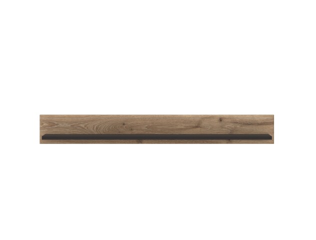 Wandboard >GRANO< in Viking Eiche Dekor/Kosmos Grau - 157x19,6x21,9 (BxHxT)